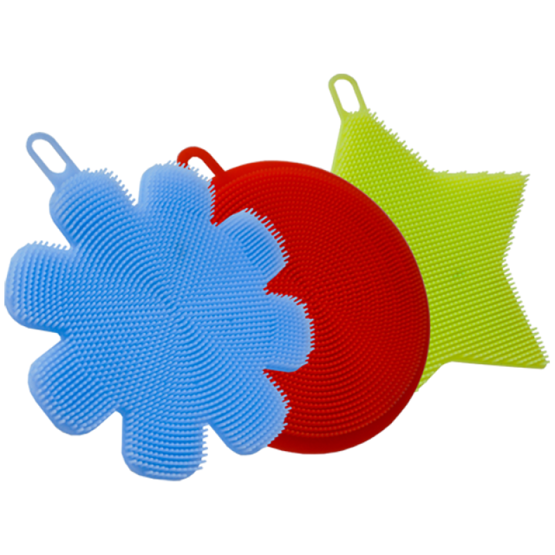 Set 3 bureți de vase din silicon Better Sponge